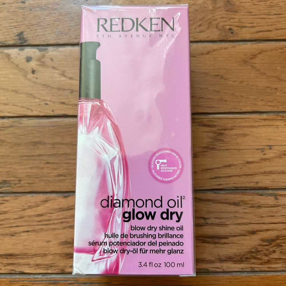 Redken Diamond Oil Glow Dry Shine 3.4 oz New